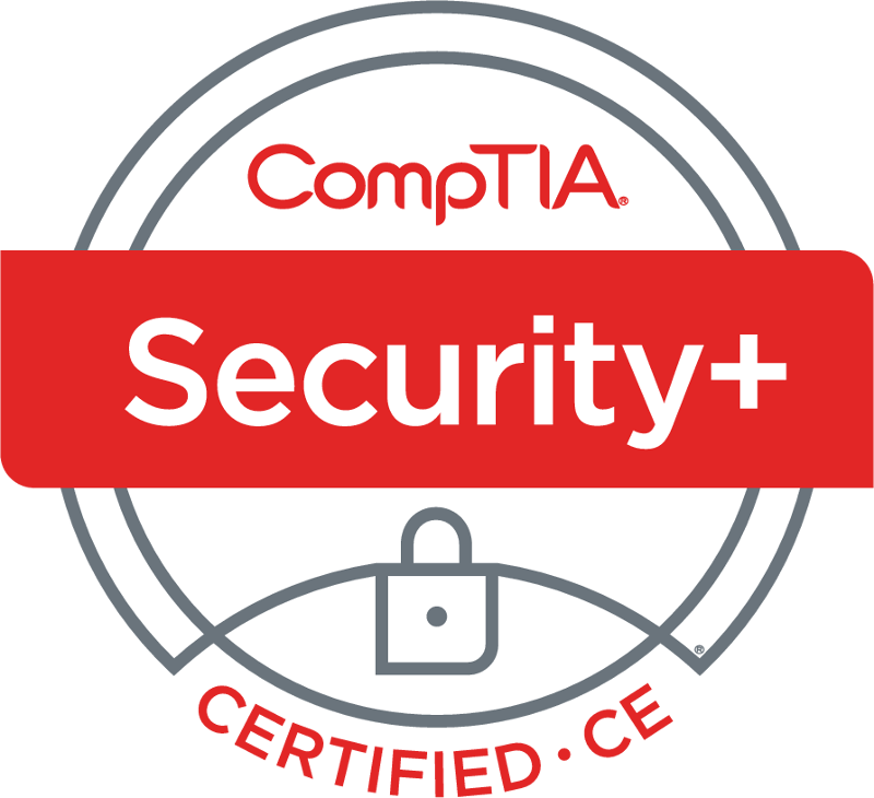 Comptia Security+ badge